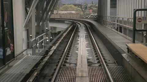 Greater vancouver skytrain commuter train Vidéo 10921408