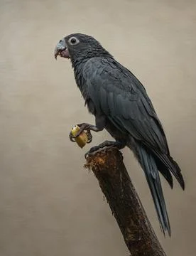 Greater vasa parrot Stock Photos