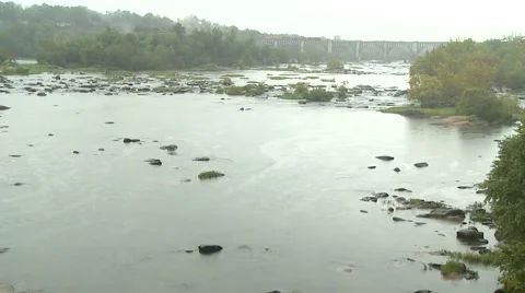 Greater Washington DC river Video stock 40491634