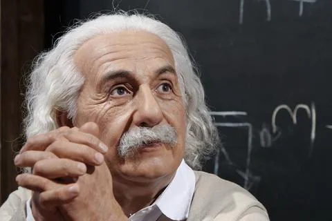 Greatest most famous physicist of all time, Nobel laureate Albert Einstein Foto stock