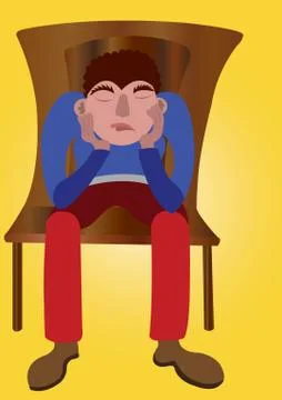Greatly disappointed Stock Illustration