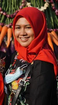 Grebeg pancasila in Blitar, East Java, Indonesia Stock Photos