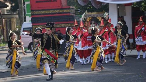 Grebeg pancasila in Blitar, East Java, Indonesia Stock-Fotos