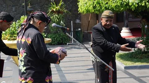 Grebeg pancasila in Blitar, East Java, Indonesia Stock Photos