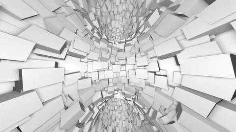 Greeble Worm-hole Horizontally Stock Footage 99233547