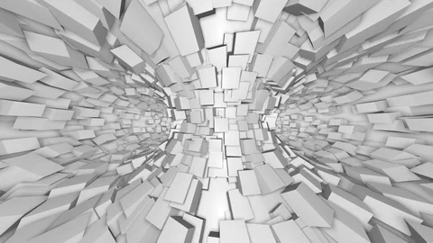 Greeble Worm-hole Upright Stock Footage 99233539