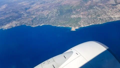 Greece by the air Stock Photos