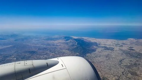 Greece by the air Stock Photos
