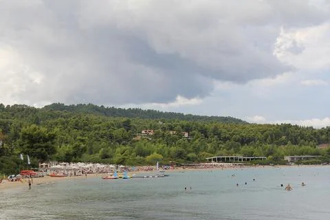 Greece beach Stock Photos