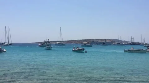 Greece Boat Timelapse Stock Footage 150251016