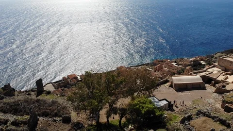 Greece coast city Video stock 106947947