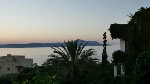 Greece Crete at dusk Stock Footage 62751631