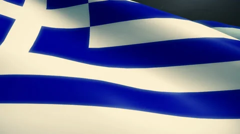 Greece Flag Animation Loop Stock-Footage 38008133