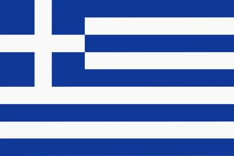 Greece flag background illustration large file blue white stripes cross Stock Illustration