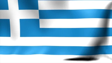 Greece Flag. Background Seamless Looping Animation. 4K High Definition Video Stock Footage 71871813