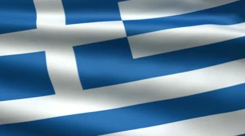 Greece flag Stock Footage 11617907