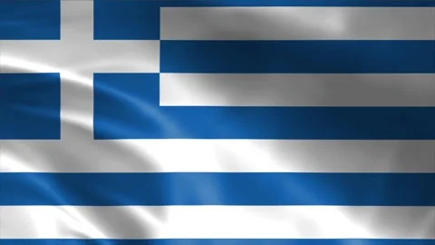 Greece Flag Stock Footage 262499863