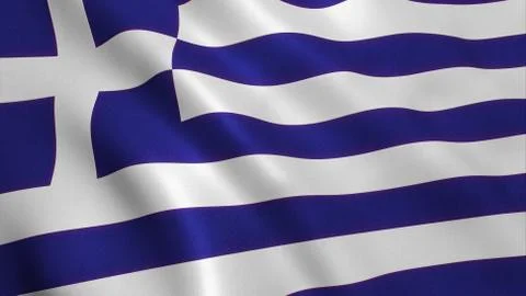 Greece Flag Stock Illustration