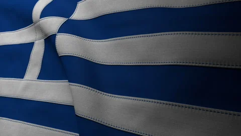 Greece Flag Loop Video stock 241245579