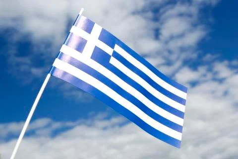 Greece flag Stock Photos