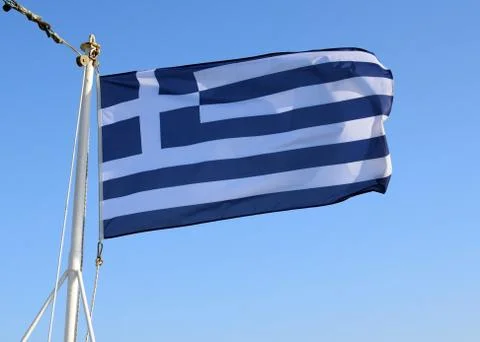 Greece flag Stock Photos