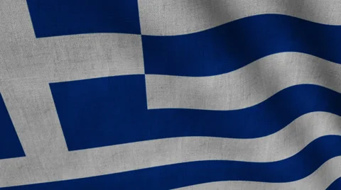 Greece Flag transition LtoR with Alpha/Matte Stock Footage 33887927