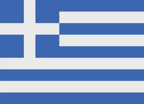 Greece flag vector Stock Illustration