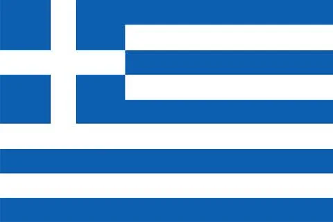 Greece flag vector Stock Illustration