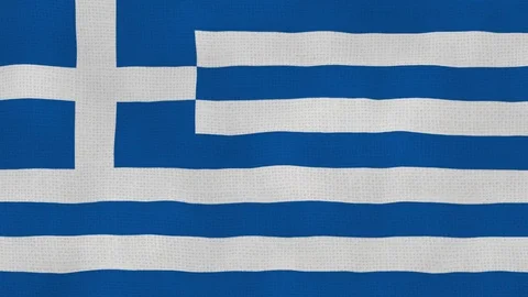 Greece flag waving Stock Footage 102593178