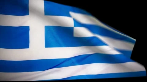 Greece Flag Wiper Video stock 993137