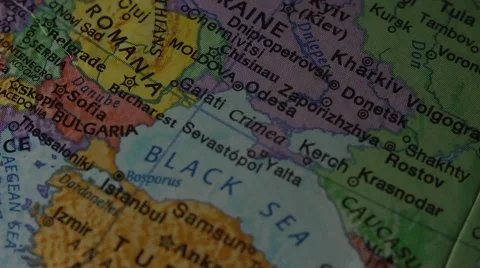 Greece - Globe Map Element for Documentary, News and Travel Stock Footage 49001922