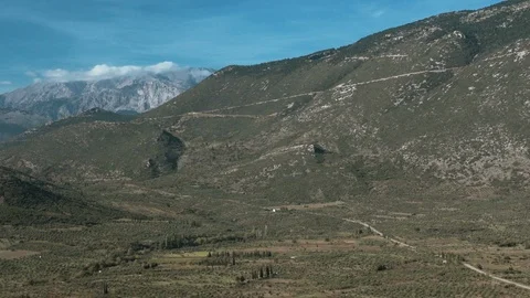 GREECE HORIZON MOUNTAINS Stock Footage 87979309