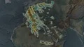 Greece - hub of the world. Relief 4k or 4k+ Resolution