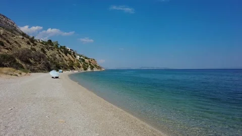 Greece, Kineta Beach, Summer Stock-Footage 158897877