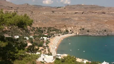 Greece - Lindos - Beach 動画素材 8869154
