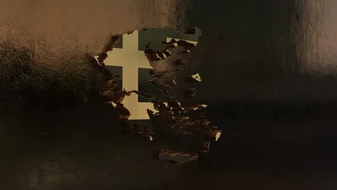 Greece Map Stock Footage 277903344