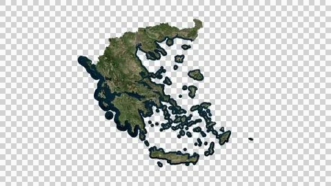 Greece Map Stock Illustration