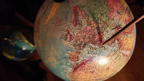 Greece Map Pointer 스톡 동영상 331796119