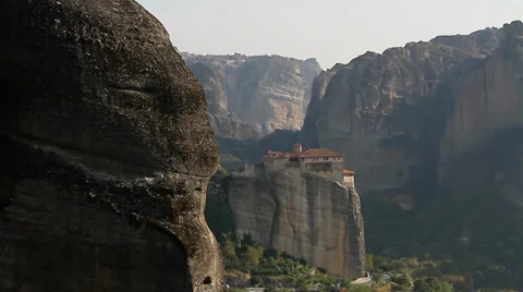 Greece, Meteora, monastery Holy Trinity 動画素材 36289722