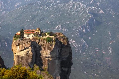 Greece, meteora, monastery holy trinity Stock Photos