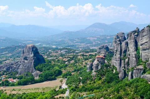 Greece, Meteors Stock Photos