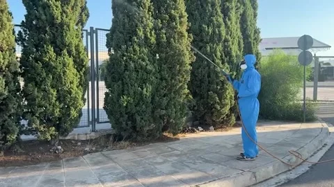 Greece: Mosquito control efforts expanded in Athens following surge in We... Stockbeeldmateriaal 344271125