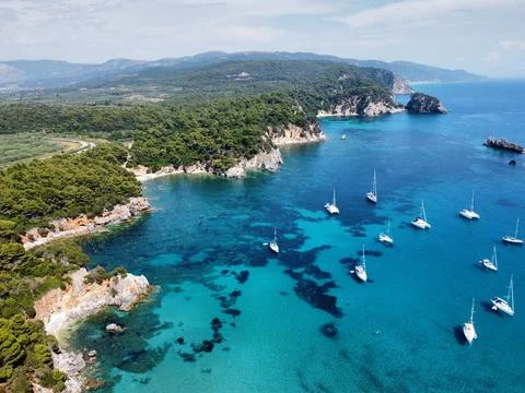 Greece, parga,skala Foto stock