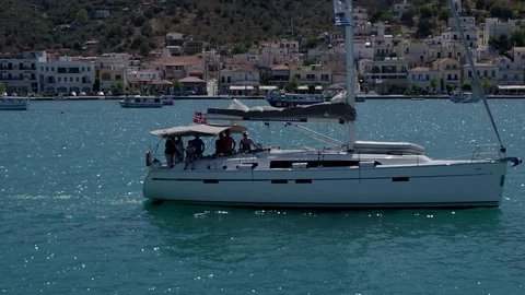 Greece poros Stock Footage 80078230