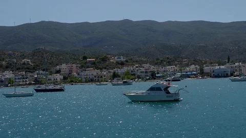 Greece poros Stock Footage 80079711