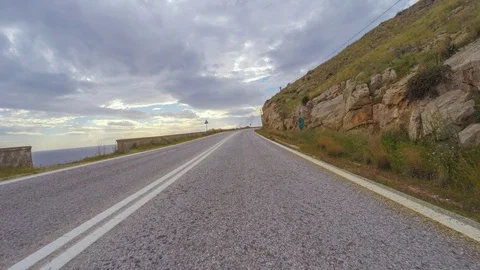 Greece roads time lapse Video stock 119693884