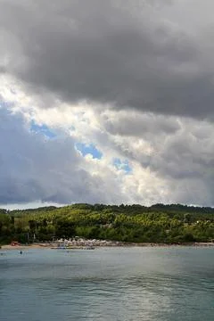 Greece seashore Stock Photos