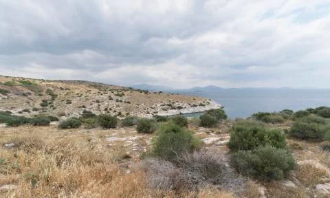 Greece shore Stock Photos