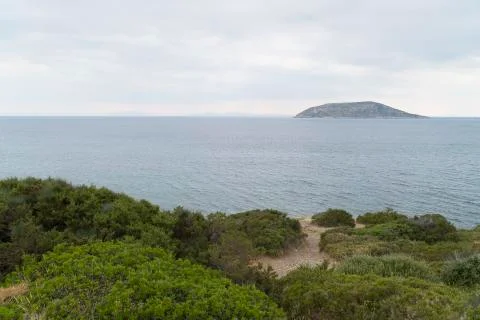 Greece shore Stock Photos