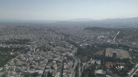 Greece skyline views Stock Footage 312821763